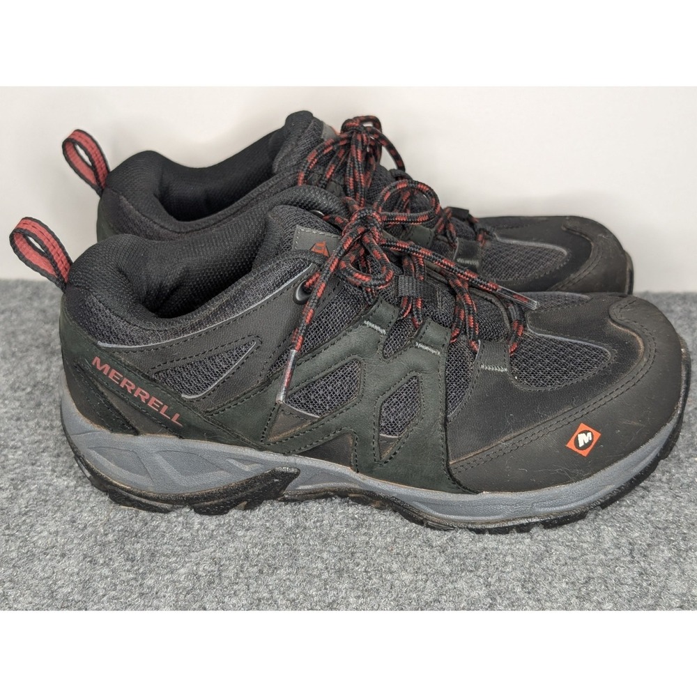 Merrell 7.5 M Siren Alloy Toe Work Shoes Black Low Top Hiking Safety J099358